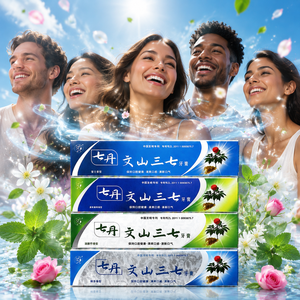 Fabricant de <span class=keywords><strong>dentifrice</strong></span> naturel à base de plantes sous marque privée, <span class=keywords><strong>dentifrice</strong></span> à l'extrait de Sanqi pour la protection des gencives, soin des dents, haleine fraîche, OEM ODM - Product Image 1