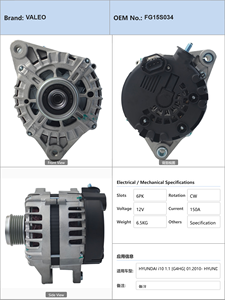 Alternador para Auto <span class=keywords><strong>HYUNDAI</strong></span> i10 1.1 G4HG 01.2010  <span class=keywords><strong>HYUNDAI</strong></span> <span class=keywords><strong>ix35</strong></span> <span class=keywords><strong>2.0</strong></span> <span class=keywords><strong>CRDi</strong></span> LM D4HA 2010 FG15S034 - Product Image 4