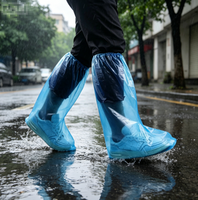 Surchaussures de protection robustes et imperméables pour l'agriculture, élastiques, jetables, anti-déchirure et antidérapantes