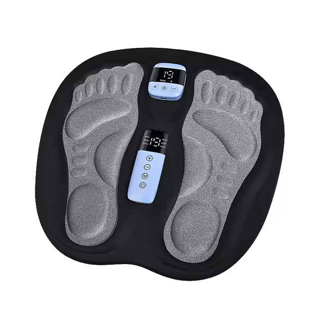 Cheap Price Portable Smart Acupressure Leg Circulation Machine Electric Foot Massager Pad for Home Use with Logo OEM Service