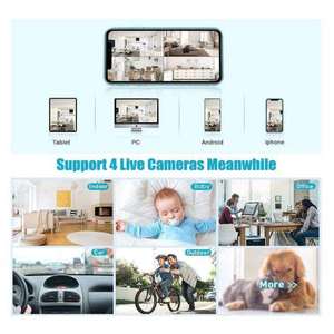 Cámara de <span class=keywords><strong>Seguridad</strong></span> WiFi Inalámbrica Mini IP Full HD 1080P para el Hogar, en Oferta - Product Image 4