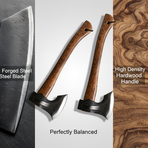Professional Eco-friendly <b>Wood</b> Handle <b>Axe</b> High Carbon Steel Forged Hatchet Traditional <b>Wood</b> Chopping <b>Axe</b> with Hickory Handle OEM - Product Image 3