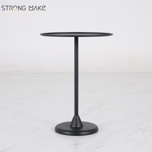 Mesa auxiliar pequeña Seitentisch, mesa auxiliar minimalista para Hotel, mesa de centro de diseño moderno de hierro para sala de estar - Product Image 2