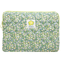Sac d'ordinateur en nylon imperméable avec courbe physiologique au dos, motif floral, pour ordinateur portable personnalisé 11''/13''/14''