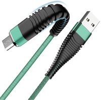 Fishbone-cargador de Cable de datos personalizado, 0,2 m, 1m, 1,2 m, 1,5 m, 2m, 3m, carga rápida, flexible, trenzado, USB C 3,1, tipo C