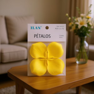 Petali in Tessuto Ilan 4.0Cm Gialli per Decorazione Casa - Product Image 3