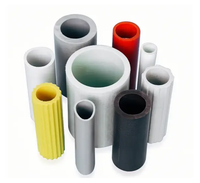 Tubes ronds en fibre de verre FRP/GRP résistants à la corrosion / Profilés structurels composites extrudés