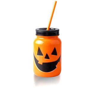 Mug en plastique écologique de 20 oz pour Halloween, avec paille et couvercle, idéal pour café glacé, thé, soda, cocktails, cadeaux - Product Image 6