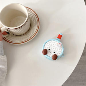 Raqueta de bádminton giratoria con funda de silicona compatible con <span class=keywords><strong>Apple</strong></span> para AirPods Pro 1/2 Generation y <span class=keywords><strong>AirPods3</strong></span> - Product Image 5