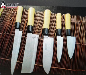 Набор кухонных суши-ножей QXF, лидер продаж, японский стиль, кухонный нож шеф-повара с грушевой деревянной ручкой - Product Image 2