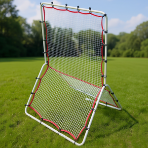 Estructura de hierro de doble cara con red de 150x100 cm, puntas de anclaje de doble inclinación, equipo de entrenamiento - Product Image 3
