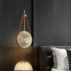 โคมไฟระย้าทองเหลืองแบบเรียบหรูสำหรับห้องรับประทานอาหาร โต๊ะบาร์ ห้องนอน ข้างเตียง - Product Image 1