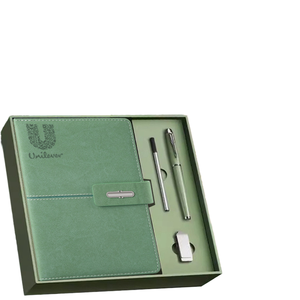 دفتر ملاحظات A5 الترويجي فاخر مع قلم قابل للتخصيص USB بسعر الجملة غلاف أعمال ربط المدرسة - Product Image 2