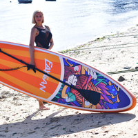 Planche de surf planche à pagaie gonflable debout monocouche gonflable debout sup planche à pagaie skimboard
