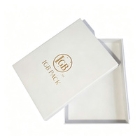 Boîtes en carton rigide élégantes et personnalisées de petite taille avec couvercle et base amovibles, finition mate, emballage cadeau