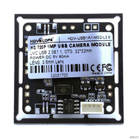 Module de caméra USB couleur 1,0 MP 1280*720 avec objectif grand angle 2,8 mm sans distorsion 100 degrés