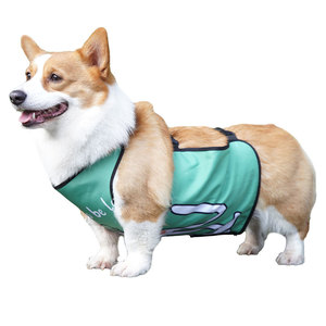 Corgi Belly Bib - Ropa impermeable para mascotas, color verde, para perros pequeños y medianos, uso en verano y en las cuatro estaciones - Product Image 5