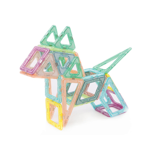 Apprentissage préscolaire Montessori jouets carreaux magnétiques enfants aimant créatif ensemble <span class=keywords><strong>de</strong></span> <span class=keywords><strong>construction</strong></span> <span class=keywords><strong>de</strong></span> blocs pour tout-petits - Product Image 3