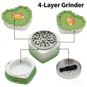 Molinillo de Hierbas Secas Clásico de Plástico Jinlin Hecho a Mano, 65MM, 4 Capas, Económico - Product Image 5