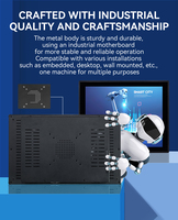MeetNeng RK3588 ordinateur intégré industriel IP65 étanche écran tactile capacitif 13 CPU Android Vesa large 21.5 pouces