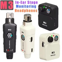 Système de monitoring intra-auriculaire sans fil portable stéréo pour scène, 2.4G, en temps réel, sans latence, bobine mobile, plastique