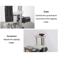 Machine de capsulage semi-automatique de table HZPK DHZ-450B pour bocaux, machine de capsulage électrique de table pour bocaux en verre
