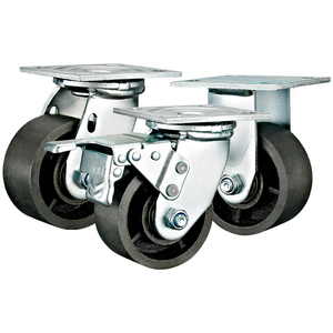 4 5 6 <span class=keywords><strong>8</strong></span> polegadas Castor <span class=keywords><strong>Wheels</strong></span> Heavy Duty Industrial High Temp resistente ao calor Rodas <span class=keywords><strong>Caster</strong></span> Ferro Fundido Roda Padaria Trolley Rodas - Product Image 4