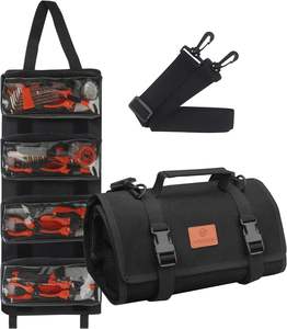 Échantillon gratuit Organisateur de siège de voiture multifonctionnel Sac à outils pliable robuste avec 5 pochettes pour matériel - Product Image 1