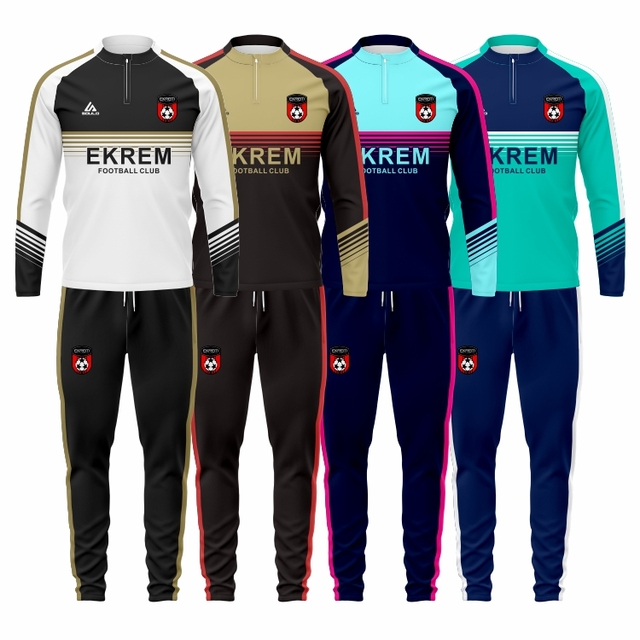 New Football Uniforms Kits Men Soccer Training Jersey Sets Sports Long Sleeve Jacket Soccer Tracksuit Soccer