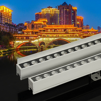 Profesional al aire libre Ip66 impermeable tubo de píxeles tira de luz iluminación de escenario 12W Rgb Led Luz de fachada
