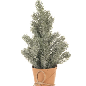 جودة عالية 14 بوصة شجرة عيد الميلاد الاصطناعية الصغيرة أدى سطح المكتب الصنوبر شجرة عيد الميلاد الخيش قاعدة تمثال عيد الميلاد لعبة 35 ، - Product Image 1