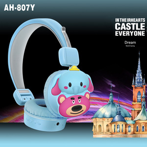 <span class=keywords><strong>Cuffie</strong></span> senza fili del cane sveglio del fumetto di AH-807Y <span class=keywords><strong>per</strong></span> i bambini - Product Image 3