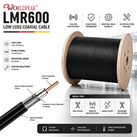 Cable Coaxial de Baja Pérdida LMR600 de 50 Ohmios con Cubierta de PE para Estación Base, Cable de Alimentación de Largo Alcance y Celda Macro 5G