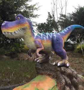 Aire de jeux pour enfants, équipement d'extérieur, robot dino, figurines du roi, exposition modèle de dinosaures, résine - Product Image 5