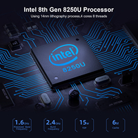 Mini PC industrial 64GB DDR4 RAM Win 11 BIOS Intel Core I5/i7 6 COM Computadora integrada sin ventilador con estado de stock