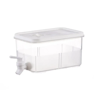 Dispensador de Agua de 5L/10L con Grifo para Refrigerador, Contenedor de Jugo a Prueba de Fugas, Tanque de Agua de Plástico Sellado, Agua Fría para Camping - Product Image 1