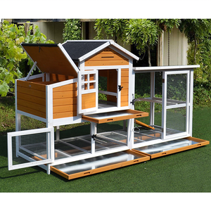 Best seller açık ahşap hayvan evi kafes pet kafesleri ahşap büyük tavuk kümesi - Product Image 3