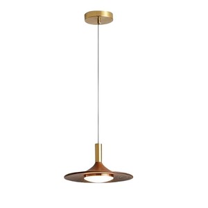 Japanese Style UFO Pendant <b>Light</b> Warm Led Round Gold Single Head Chandelier For Tea Room <b>Bar</b> Restaurant Lighting - Product Image 4