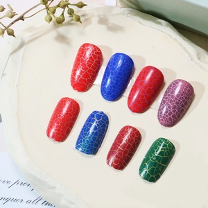 Vernis à ongles gel UV LED effet craquelé en gros, nouveau gel de construction à retirer par trempage pour salon de manucure et nail art - Product Image 3
