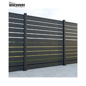 Customized Aluminum <strong>Fence</strong> <strong>Panels</strong> <strong>Modern</strong> Residential <strong>Modern</strong> Design Powder Coated Aluminum Slats <strong>Fences</strong> for Villas Garden Outdoor - Product Image 1