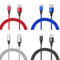 Iniu — câble universel 2,4a pour recharge rapide et transfert de données, cordon de chargeur USB micro et type c 1m pour téléphone portable, compatible avec iPhone et Samsung