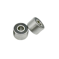 Roulement à billes élargi de haute précision non standard 608W14-2RS 8x22x14mm pour utilisation dans les machines textiles à torsion élastique