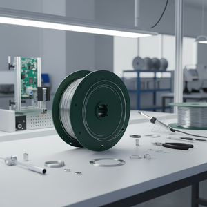 Bobine en plastique D360 pour fil d'acier Fil fin Aluminium et étain Solder-Injection Modled Multiple Material Spool - Product Image 3