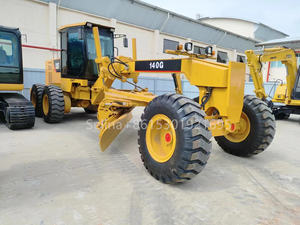 Motoniveladora Caterpillar CAT 140H 140K 140G usada, maquinaria de segunda mano en buenas condiciones con motor central y componentes de bomba - Product Image 6