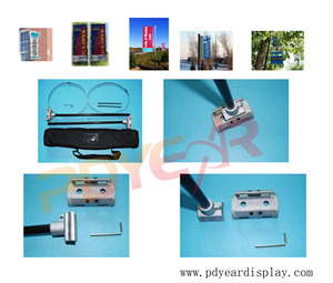 Cờ Biểu Ngữ Treo Đường Phố Giá Nhà Máy Cờ Quảng Cáo Ngoài Trời Biểu Ngữ Cột Đèn Đường - Product Image 6