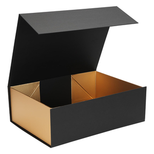Boîte d'emballage magnétique rigide en carton recyclable sur mesure, boîte cadeau pliante de luxe avec couvercle magnétique - Product Image 1