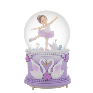 Globo <span class=keywords><strong>de</strong></span> <span class=keywords><strong>Nieve</strong></span> <span class=keywords><strong>de</strong></span> Resina con Cisne Bailarina y Cristales, Caja Musical Ecológica Pintada a Mano, Regalos <span class=keywords><strong>de</strong></span> Recital <span class=keywords><strong>de</strong></span> Ballet para Niñas e Hijas - Product Image 6