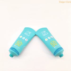 Tube en plastique vert vide de haute qualité, personnalisable, 80 ml et 100 ml, avec impression sérigraphique pour tube de crème solaire. - Product Image 4