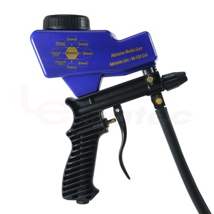Pistolet de sablage Lematec AS118-2C à alimentation par gravité 600cc 150 PSI avec buse en céramique pour le décapage de peinture - Product Image 5