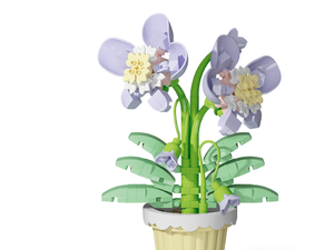 Bloques de Construcción de Bonsái de Rosa del Amor Eterno |   Kit de Maceta con Degradado Rojo y Marrón, Regalo Romántico para el Día de San Valentín - Product Image 5